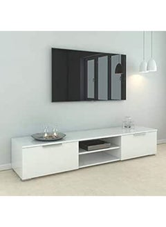 Generic Tv Table With Drawers And Shelves 33.10 X 172.7 X 39.9Cm White 