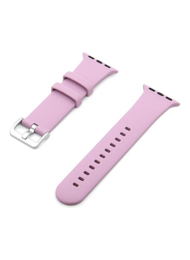 NIBEMINENT Replacement Watchband For Apple Watch Series 7/6/5/4/3/2/1/SE 42/44/45mm Purple - Image 1