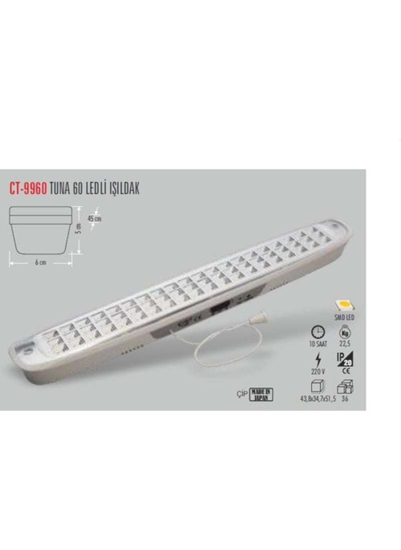 CATA CT-9960 60 مصباح بحث LED (2 قطع) 