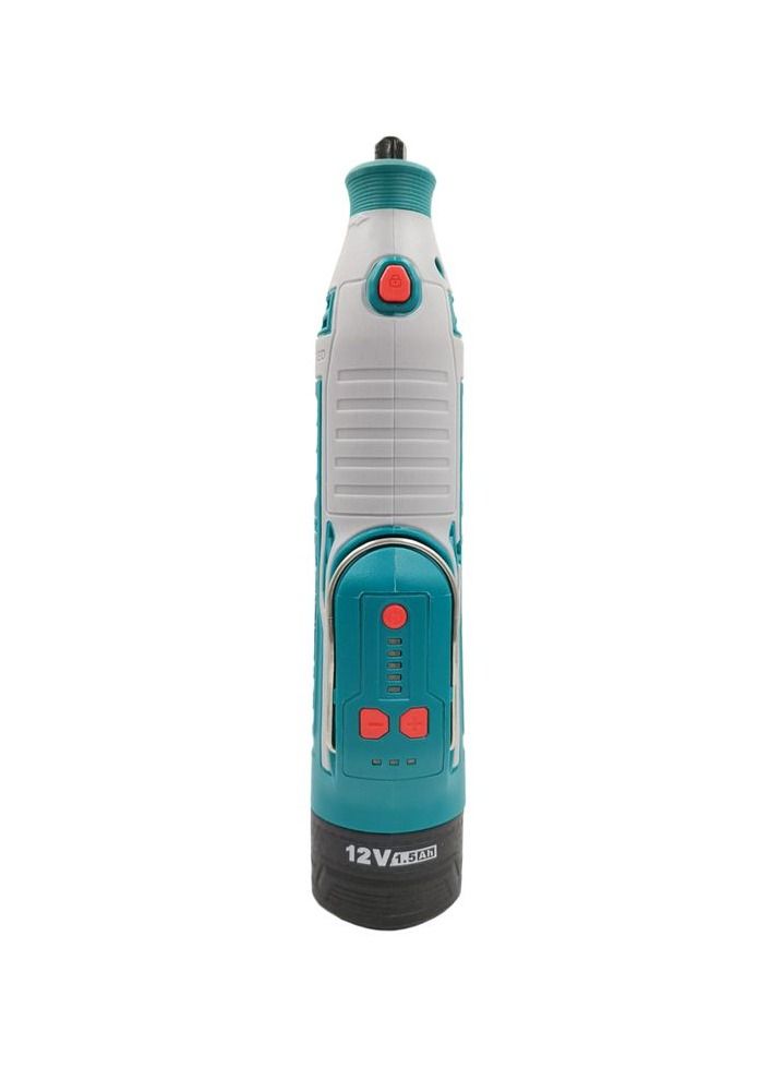 توتال TMGLI12011 مطحنة ليثيوم مع 1 قطعة حماية آمنة و 100 قطعة ملحقات سرعة 8000-32000 دقيقة  - Image 3