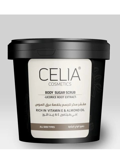 Celia Body Sugar Scrub Licorice Root Extract 600gm