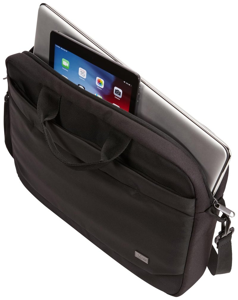 Case Logic Advantage 15.6" Attaché-Black, 15.2 x 1.2 x 10.4 in - Image 2