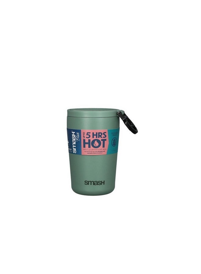 smash Barista Buddy 2.0 Double Wall Vacuum Insulated Thermal Coffee Mug Green 350 ml 7662