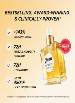 Gisou GISOU Honey Gloss Hydration Trio Set 78ml – Nourishing Hair & Lip Care  - Image 3