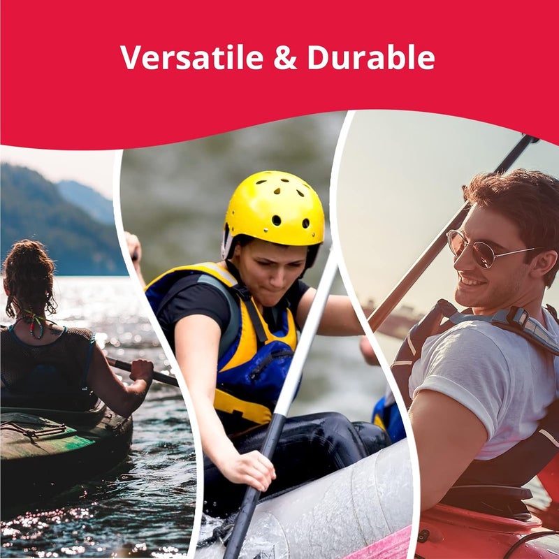 SeaSense Aluminum Kayak & Canoe Paddle - Aluminum Shaft, T-Grip, Polypropylene Blade - For Adults, Great for Recreational, Sport, Sea, Whitewater & Fishing Kayaking - Image 4