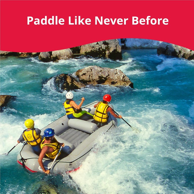 SeaSense Aluminum Kayak & Canoe Paddle - Aluminum Shaft, T-Grip, Polypropylene Blade - For Adults, Great for Recreational, Sport, Sea, Whitewater & Fishing Kayaking - Image 3