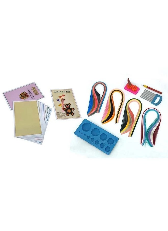deziine ®Complete Quilling Paper Set With Strips All Necessary Tools For Beginners Advanced Quiller  - Image 2