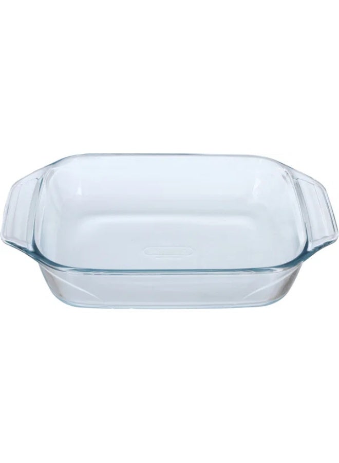 cooking tray, 35 x 23 x 7 cm, square - clear - Image 1