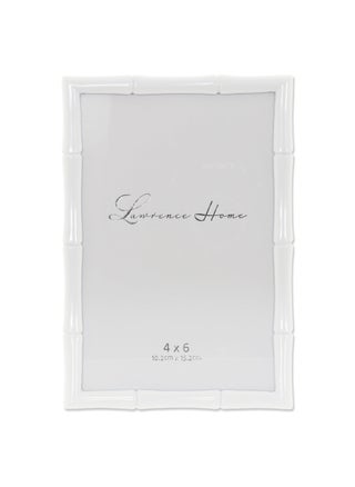 Lawrence Frames Cast Metal Frame - Bamboo Design  White  4x6 - pzsku/Z9F2D158FEE1E512C499CZ/45/1749718032/e00bdb0d-bd65-4e6c-93df-8bb7644a2b26