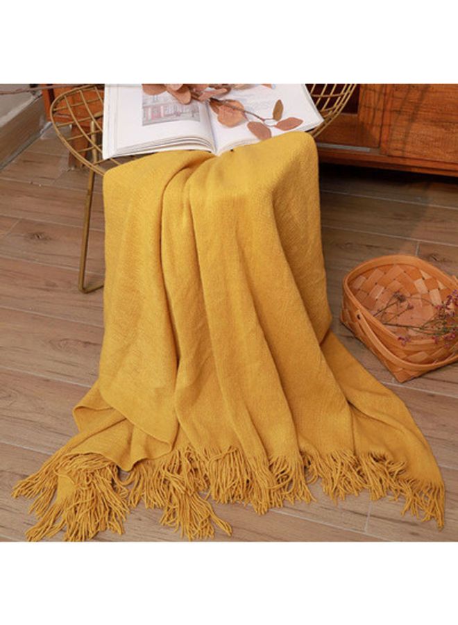 Sofa Blanket Combination Yellow 127x173cm