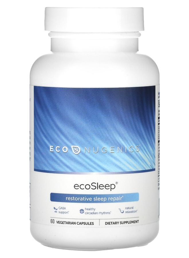 EcoNugenics ecoSleep Restorative Sleep Repair 60 Vegetarian Capsules