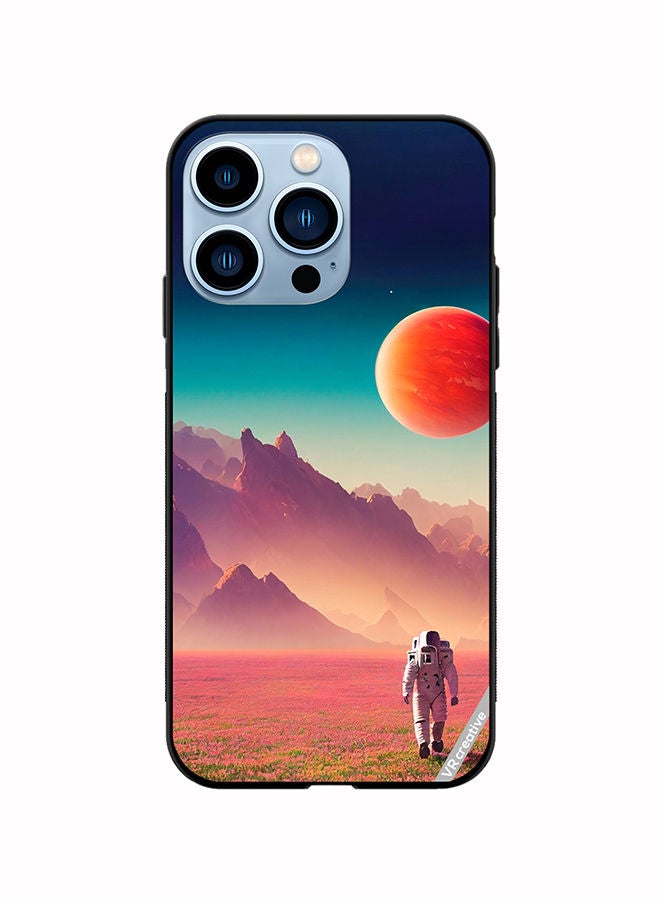 VR CREATIVE Protective Case Cover For Apple iPhone 13 Pro An Astronaut In A Spacesuit Walks Around An Alien Planet And Explores Its Surface Design Multicolour - Image 1