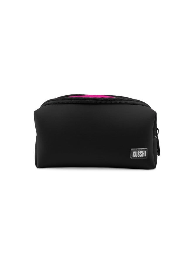 KUSSHI Essentials Pouch (Black/Pink) - Image 1