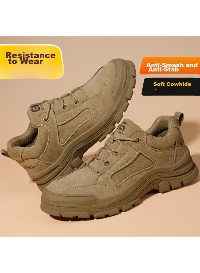 JUNBU Men'S Winter Steel Toe Anti-Smashing Anti-Piercing Wear-Resistant Lightweight Welding Safety Shoes 3115L-1 Size 39 - Image 5