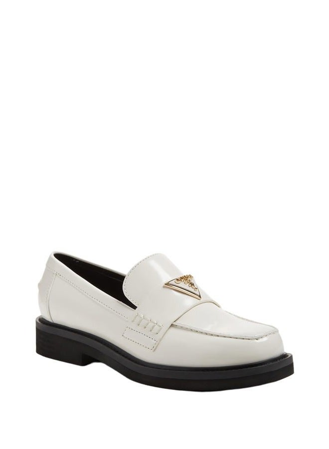 GUESS Women's SHATHA Loafer, Ivory, 7.5 - Image 1