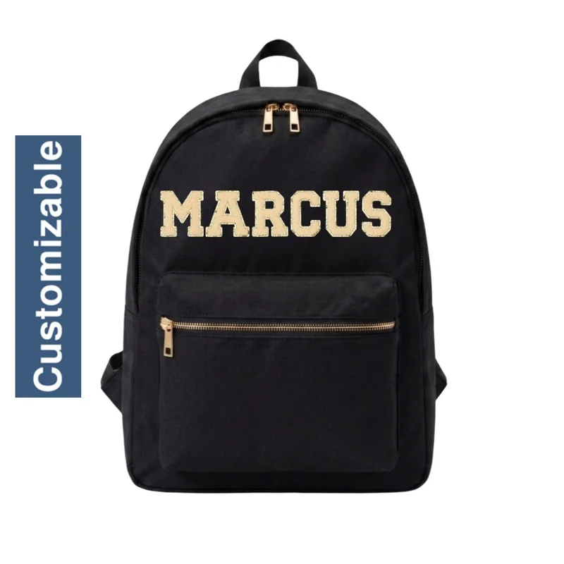 القبيلة السعيدة Personalised Backpack, Black