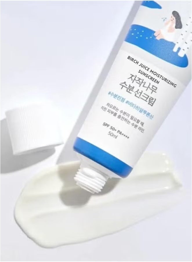 Round Lab Birch Juice Moisturizing Sun Cream 50 ml - Image 4