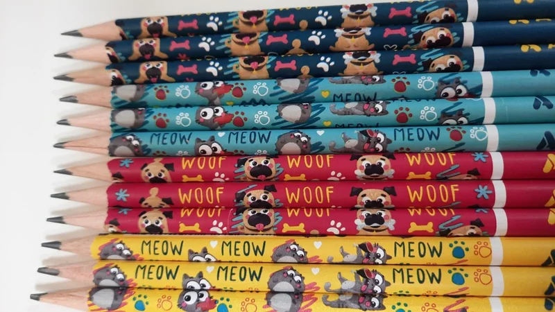 Adel Cats And Dogs Pencil 12 Pieces 2b
