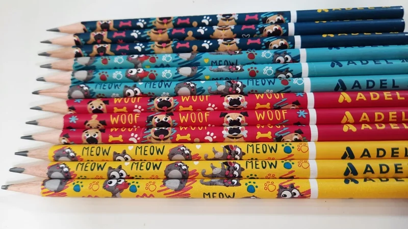 Adel Cats And Dogs Pencil 12 Pieces 2b