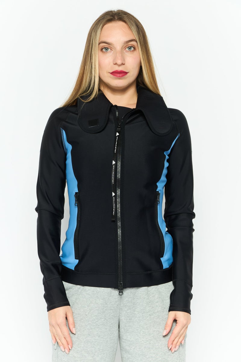 Adidas Adidas by Stella McCartney Women Sportswear Fit Hooded Training Jacket, Black - Image 1