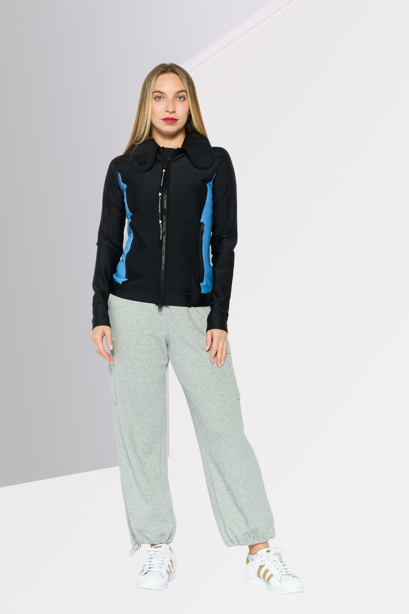 Adidas Adidas by Stella McCartney Women Sportswear Fit Hooded Training Jacket, Black - Image 3