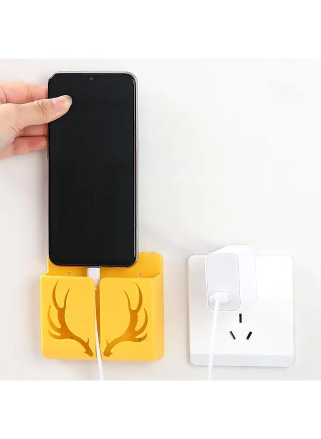 4pcs Deer Antler TV Remote Control Storage Box No Drill Wall Mounted Organizer For Bedroom Living Room Hanging Shelf With Space Saving Design For Keys - Image 5