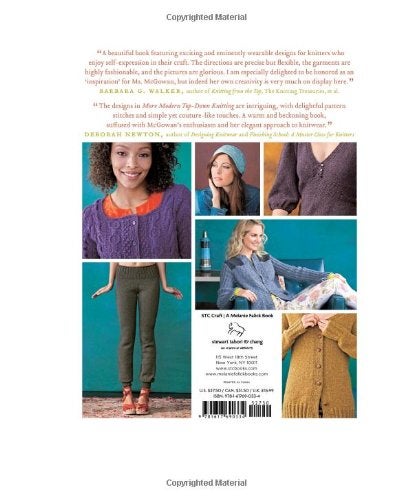 Abrams Books More Modern Top-Down Knitting: 24 Garments Based on Barbara G. Walker's 12 Top-Down Templates - Image 2