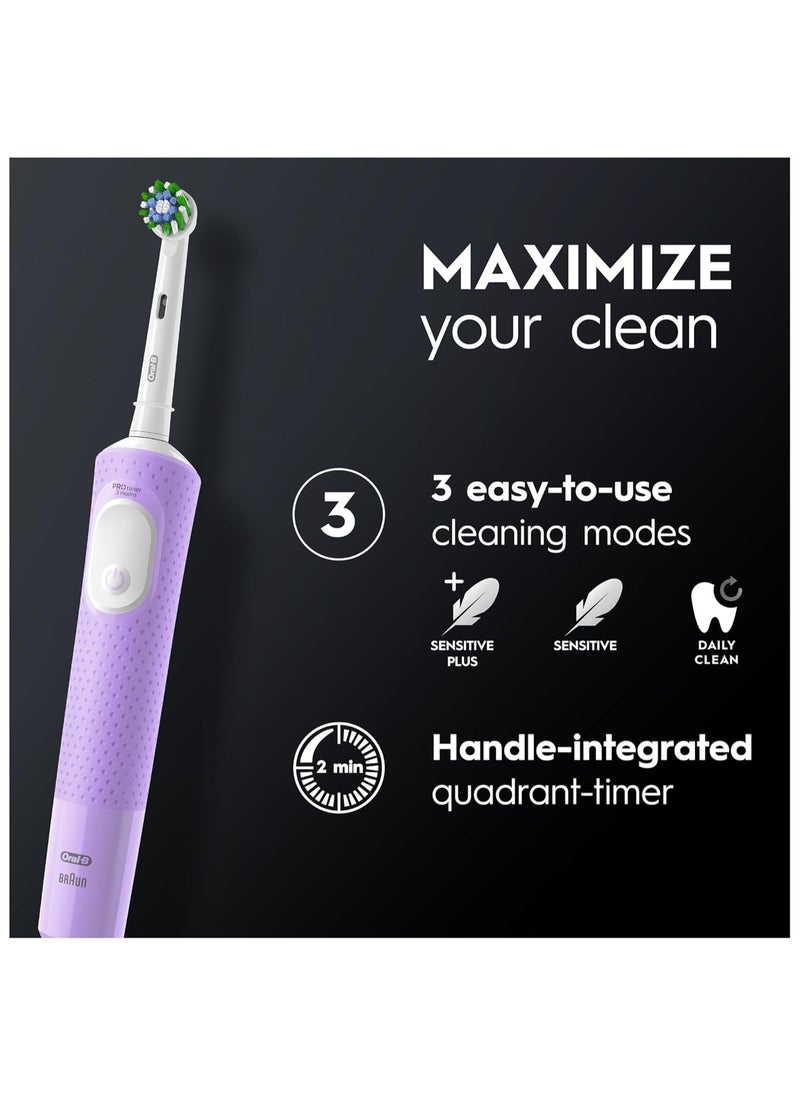 Vitality 300 Rechargeable Toothbrush With Crossaction Brush Head, 3 Cleaning Modes & 2 Minutes Built-In Timer Oral B - pzsku/Z9F2DCDE375B0FDEEB38EZ/45/_/1731567564/2a1e5f11-3e9d-4c08-86a6-1004c0af176e