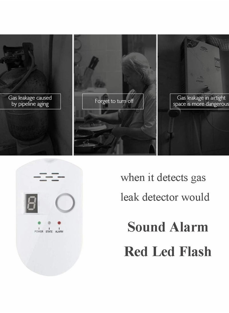 Generic - Ultra-Sensitive Natural Gas Detector with Digital Display - Flammable Gas Pipeline Alarm Sensor for Enhanced Safety and Detection - Image 1