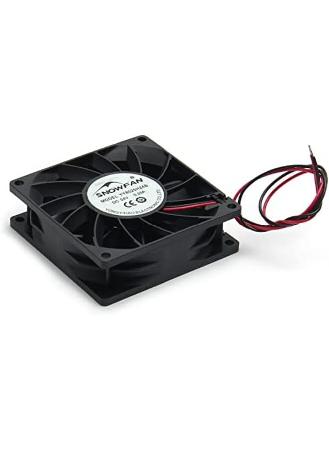 24V Brushless Dc Cooling Fan 80X80X25Mm Mini Cooling Fan Long Life Sleeve Bearing Computer Case Cooling Fan 0.25A 1Pcs  - Image 4