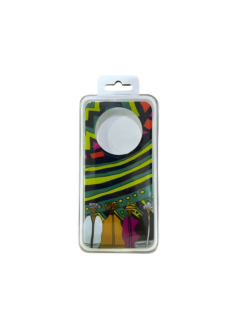 Honor X9d Clear Phone Case with Custom Pattern Design