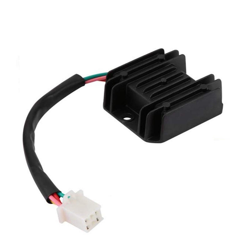 DFuerdivn 12V Voltage Regulator Rectifier 4 Wires for GY6 125cc 150cc ATV Dirt Bike Go Kart Moped and Scooter - Image 1