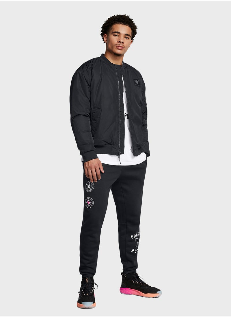 UNDER ARMOUR - Project Rock Icon Fleece Joggers - Image 1