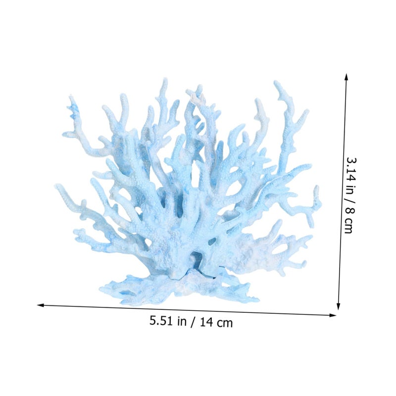 Lifelike Resin Coral Decor Aquarium Background Ornament Undersea 1pc - Image 5