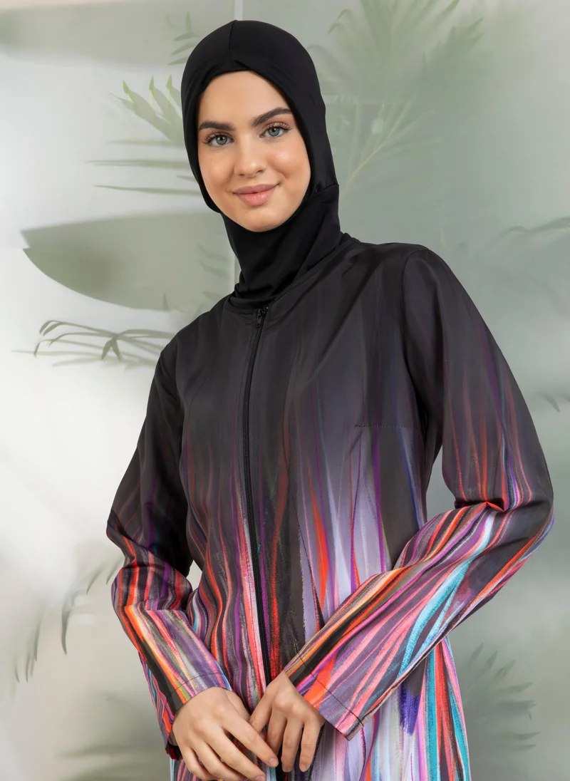 Mayo Bella by Modanisa Multi Color - Burkini - Mayo Bella