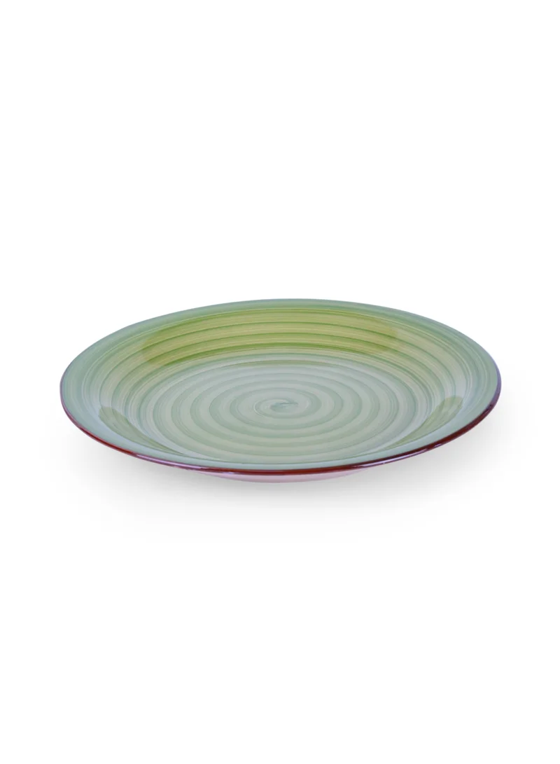 Cuisine Art Cuisine Art Cosmic Hand-Painted Stoneware 16pcs Dinner Set – Green | 4 Dinner Plates (10.5"), 4 Dessert Plates (7.5"), 4 Soup Bowls (7"), 4 Mugs (9oz) Elegant & Durable Tableware for Home & Kitchen