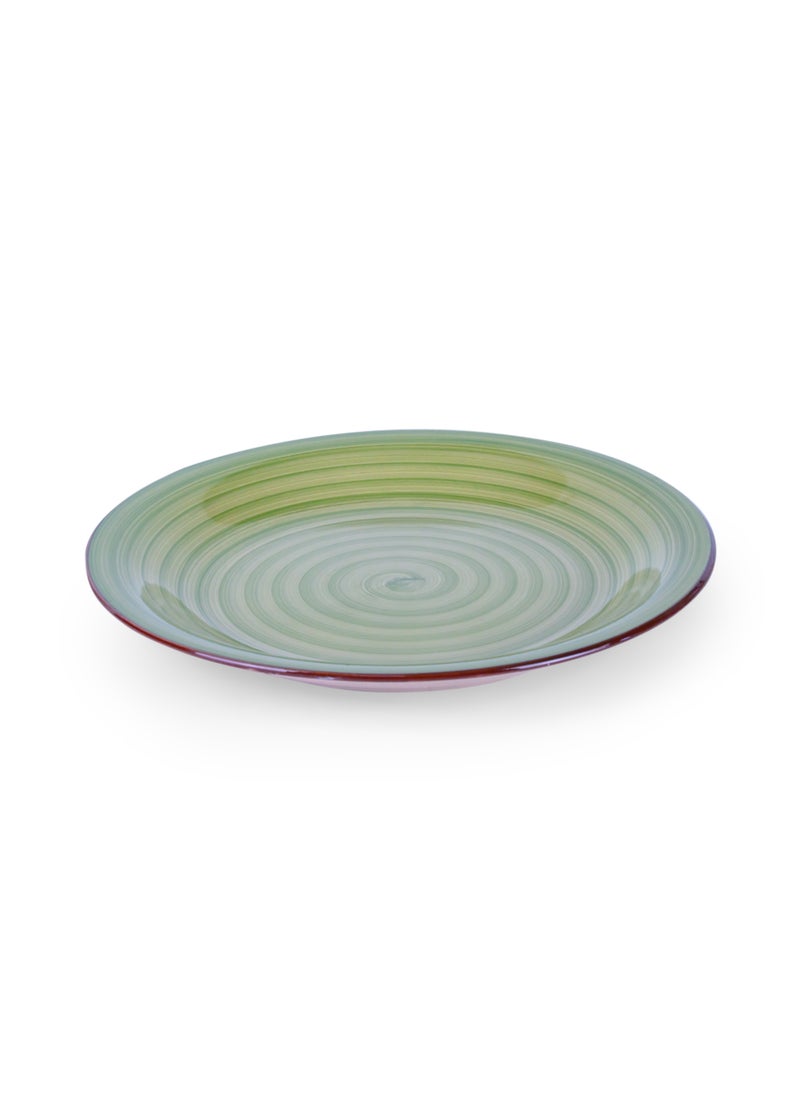 Cuisine Art - Cuisine Art Cosmic Hand-Painted Stoneware 16pcs Dinner Set – Green | 4 Dinner Plates (10.5"), 4 Dessert Plates (7.5"), 4 Soup Bowls (7"), 4 Mugs (9oz) Elegant & Durable Tableware for Home & Kitchen - Image 1