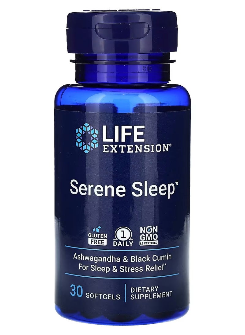 Life Extension Serene Sleep  30 Softgels - Image 1