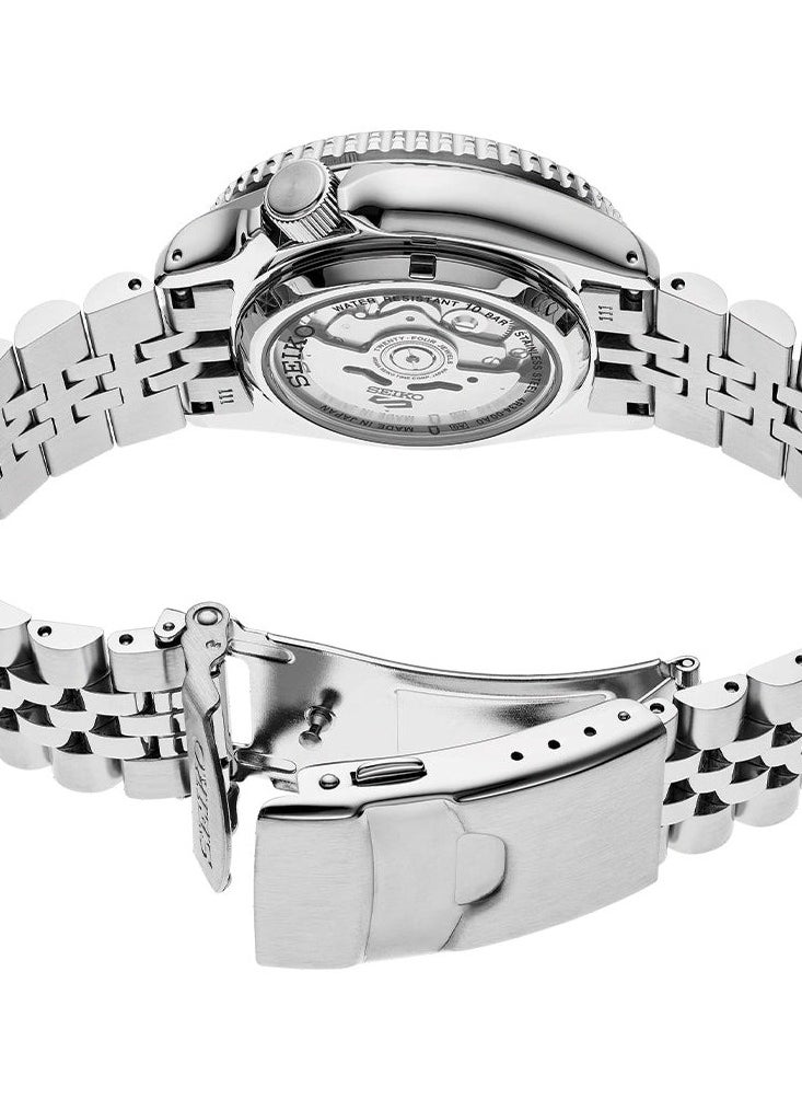 Seiko Seiko 5 Sports SSK021 Automatic GMT Watch for Men, Stainless Steel, Charcoal Dial, GMT Hand - Water-Resistant 100m  - Image 5