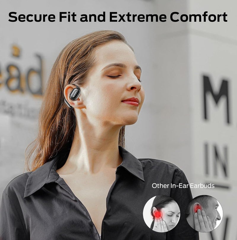 MONSTER Open Free AC100 Wireless Air Conduction Sports Headphones with Bluetooth Connectivity, HD Sound & Comfortable Open Ear Design - Image 2