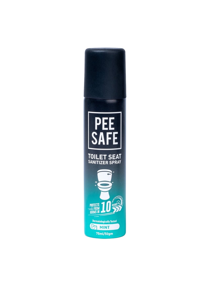 PEE SAFE Toilet Seat Sanitizer Spray - Mint 75ml  - Image 1