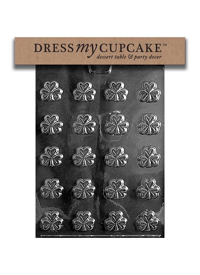 Dress My Cupcake Dress My Cupcake Chocolate Candy Mold, Bite Size Shamrocks 