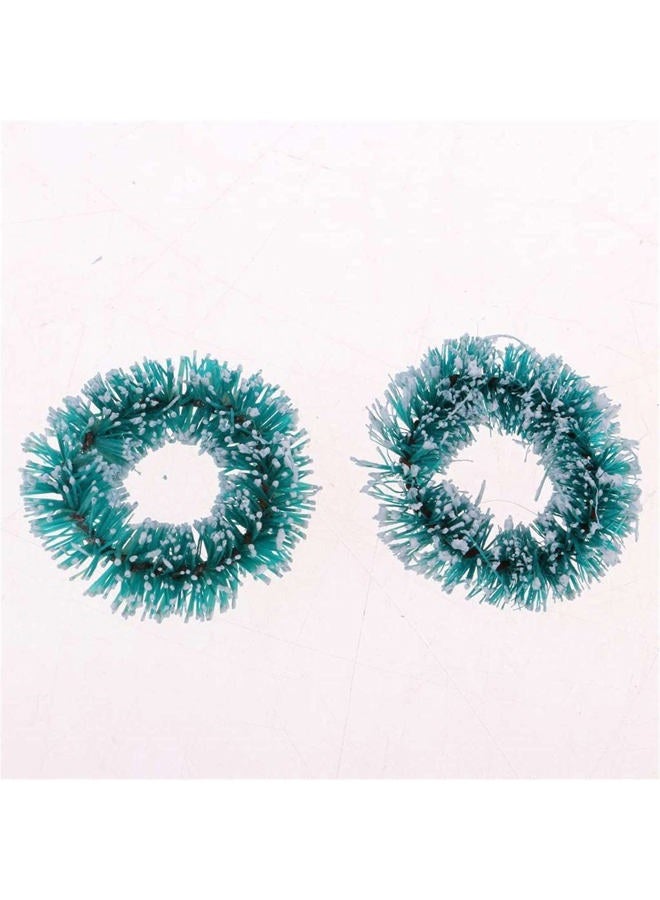 JANOU 20pcs Christmas Wreath Dollhouse Miniature Mini Hanging Holiday Wreath 1:12 Dollhouse Accessories for Christmas Tree Decoration Party Suppliers - Image 4