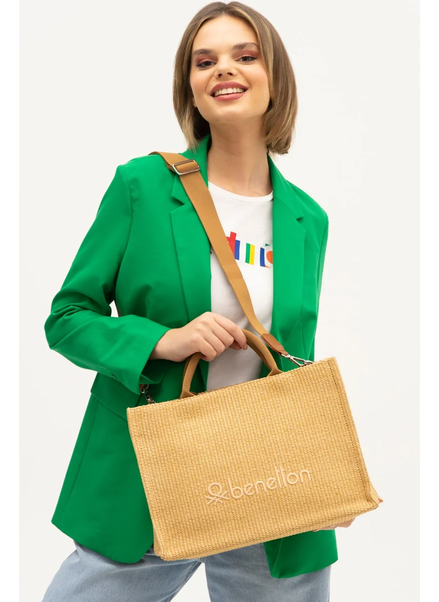 يونايتد كولورز أوف بينتيون Benetton Women's Shoulder Bag Camel BNT1274
