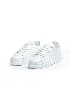 Men Minimalist Lace-up White Flat Sneakers - pzsku/Z9F2EAD097B8E1EE50526Z/45/_/1671900909/70638558-6bb6-4529-814b-b763b5f5f026