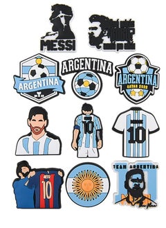 Soccer Croc Charms 11 Pcs Sports Messi Shoes Decorations Charms Crocs Accesories