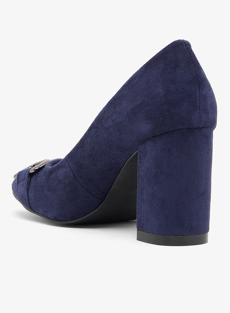 سبوت أون حذاء بكعب عالٍ مربع - Image 3