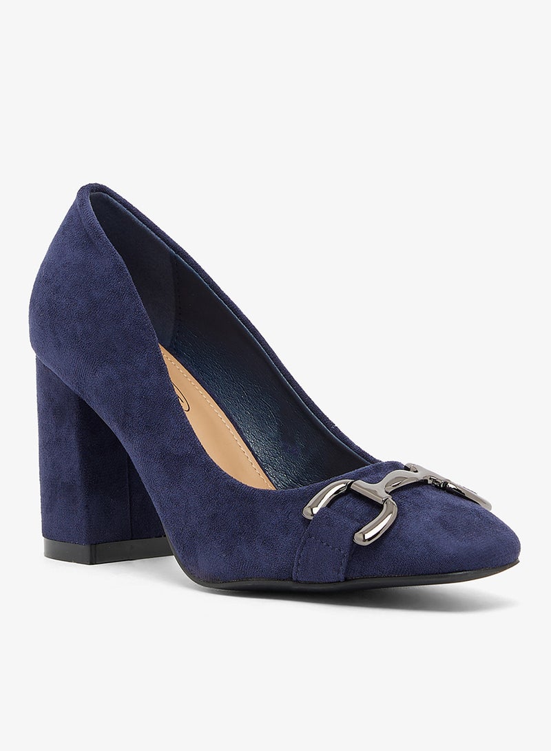 سبوت أون حذاء بكعب عالٍ مربع - Image 2