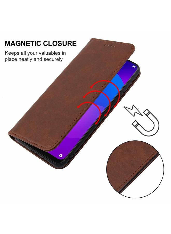 إيروريكس جراب هاتف OPPO F11 المصنوع من الجلد بإغلاق مغناطيسي - Image 5