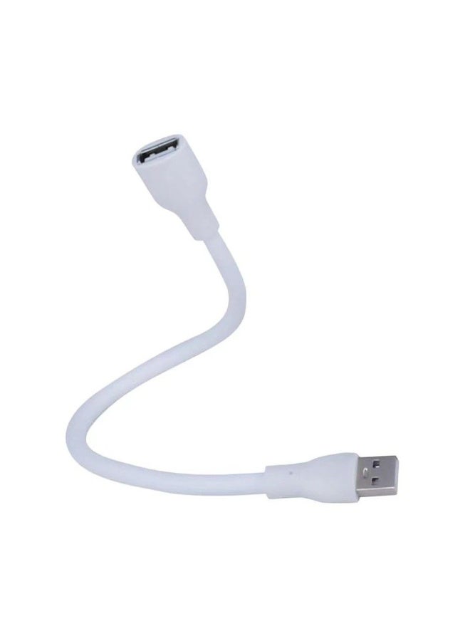 Flexible USB Extension Cable with White LED Night Light for Car and Laptop Adjustable Angle - Image 4